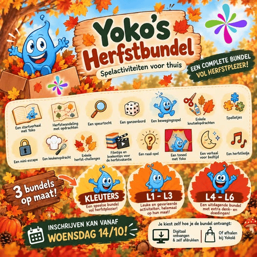 Yoko's Herfstbundel: spelactiviteiten voor thuis, per leeftijd